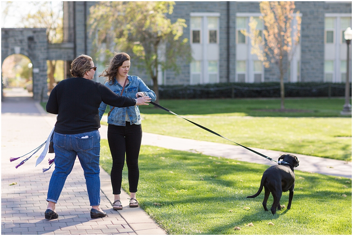 My best tip for how to include your dog in your session: bring someone to help!