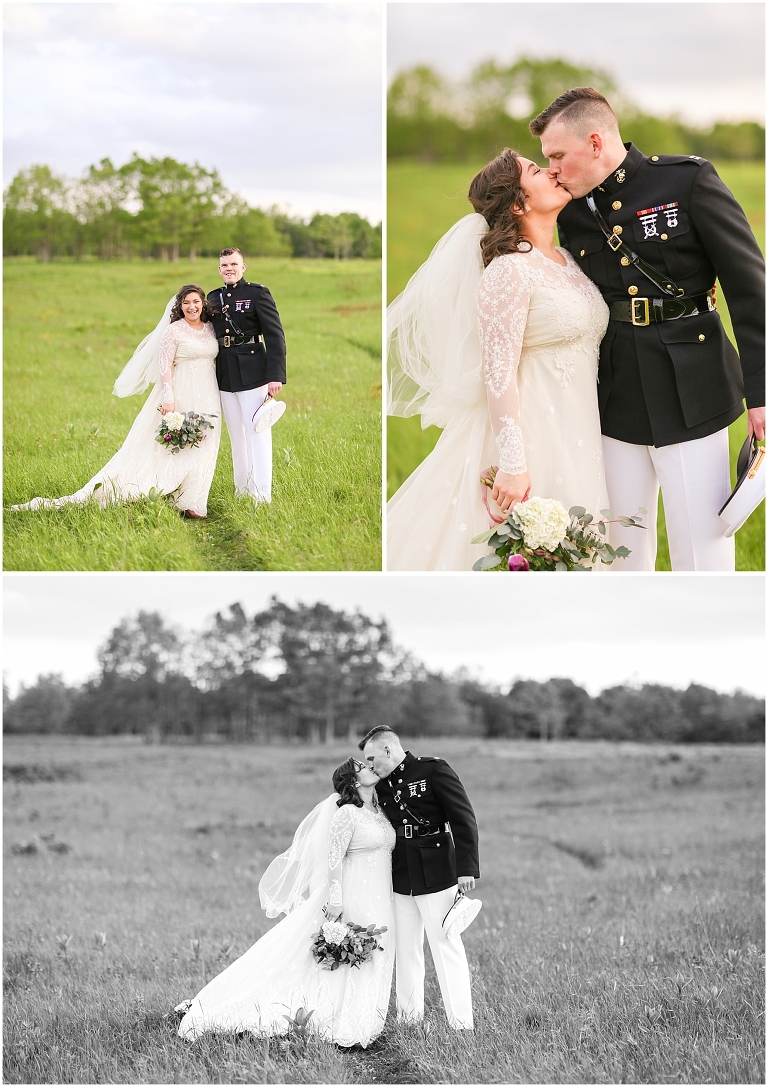 Shenandoah bridal portraits for two married lovebirds