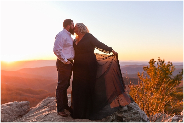 Lauren and Clay's Skyline Drive engagement session