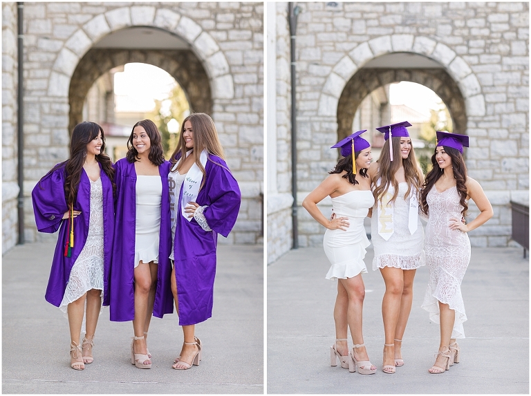 We were able to get a lot of variety with their JMU graduation portraits!